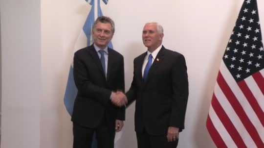 Presidente argentino rechaza uso de fuerza para abordar crisis en Venezuela