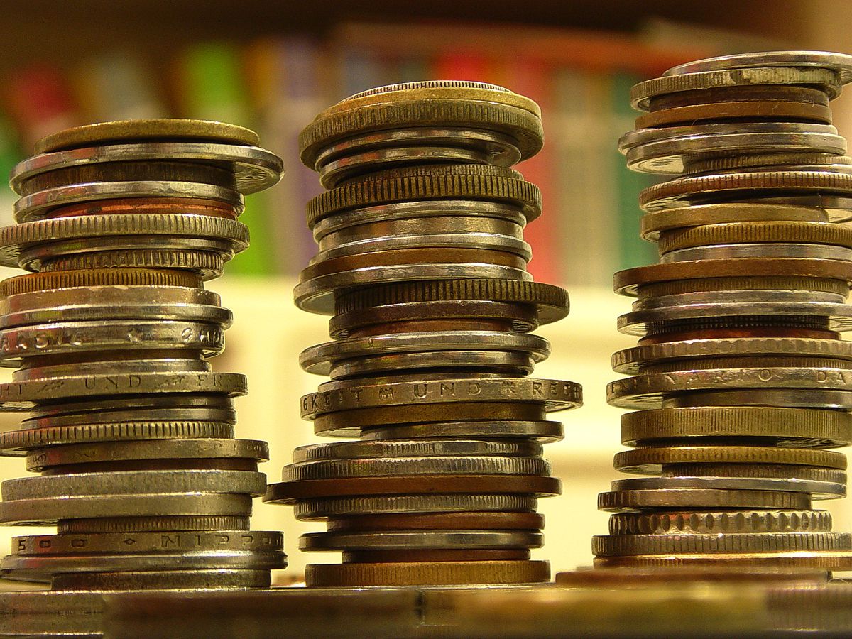 Monedas. Foto: Wikimedia Commons