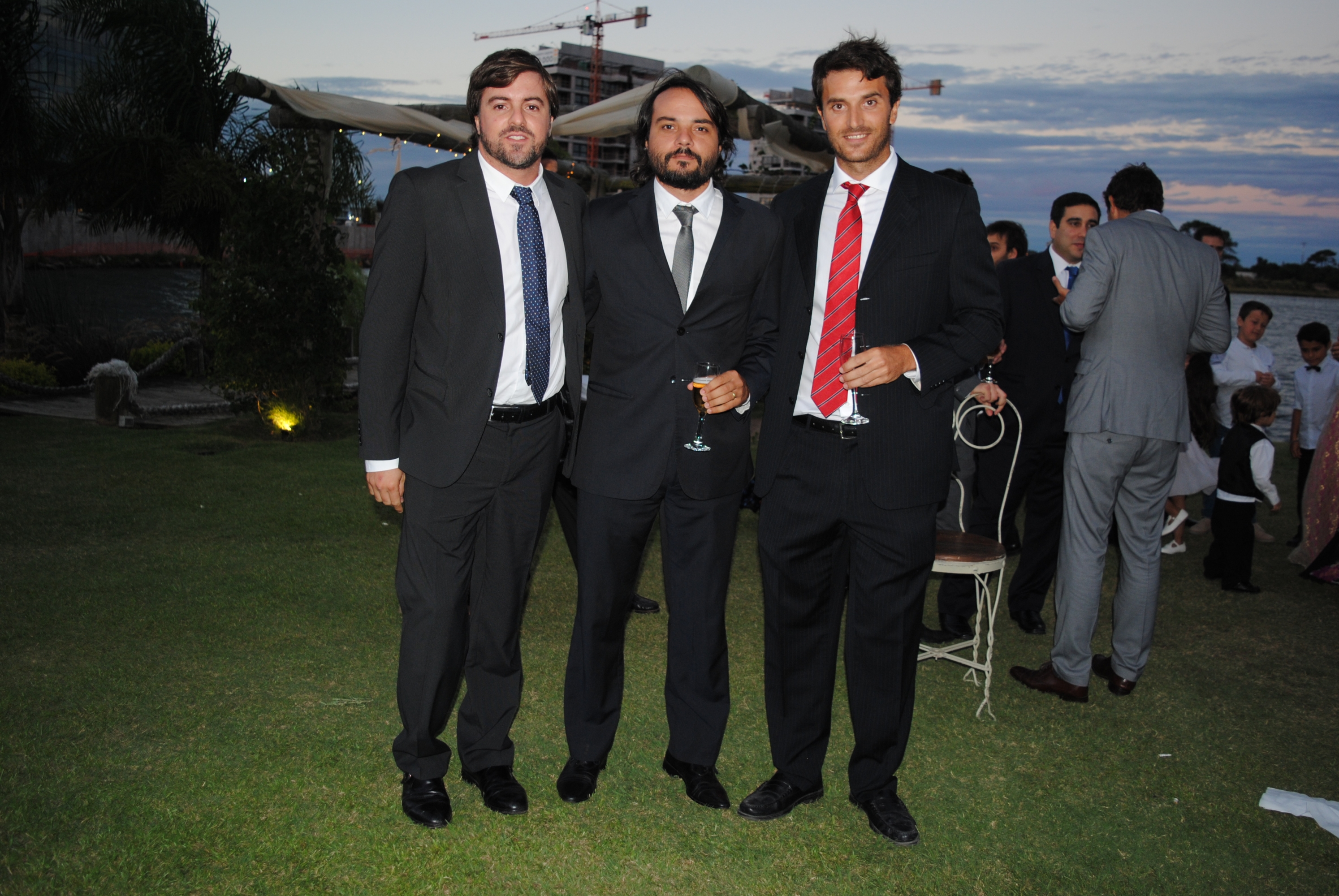 Martín Fraga, Santiago de Pena, José Pedro Yruleguy.