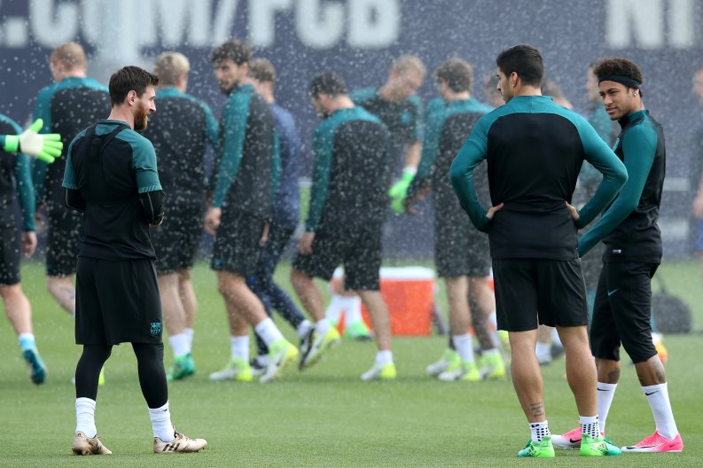 Lionel Messi, Luis Suárez y Neymar, ellos invitan a soñar. Foto: Reuters.