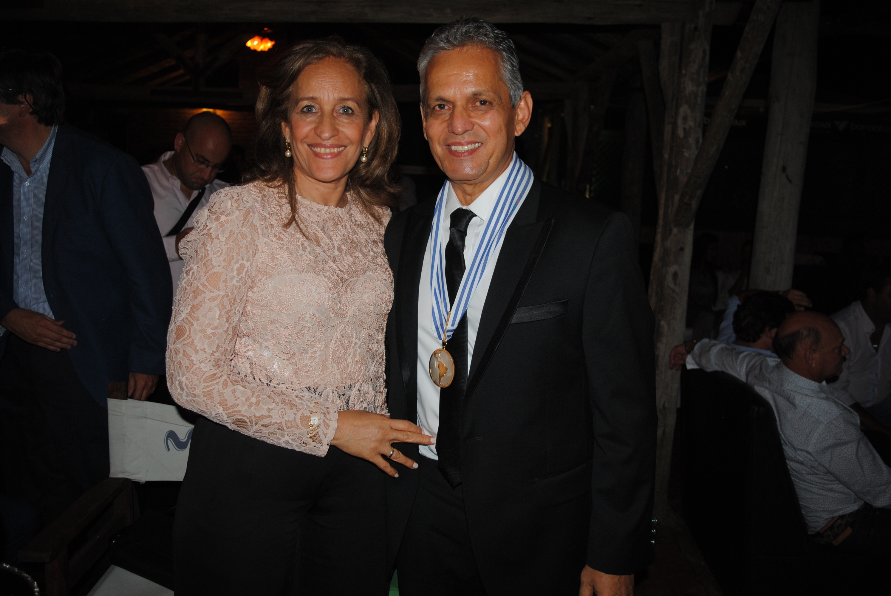 Genith y Reinaldo Rueda.