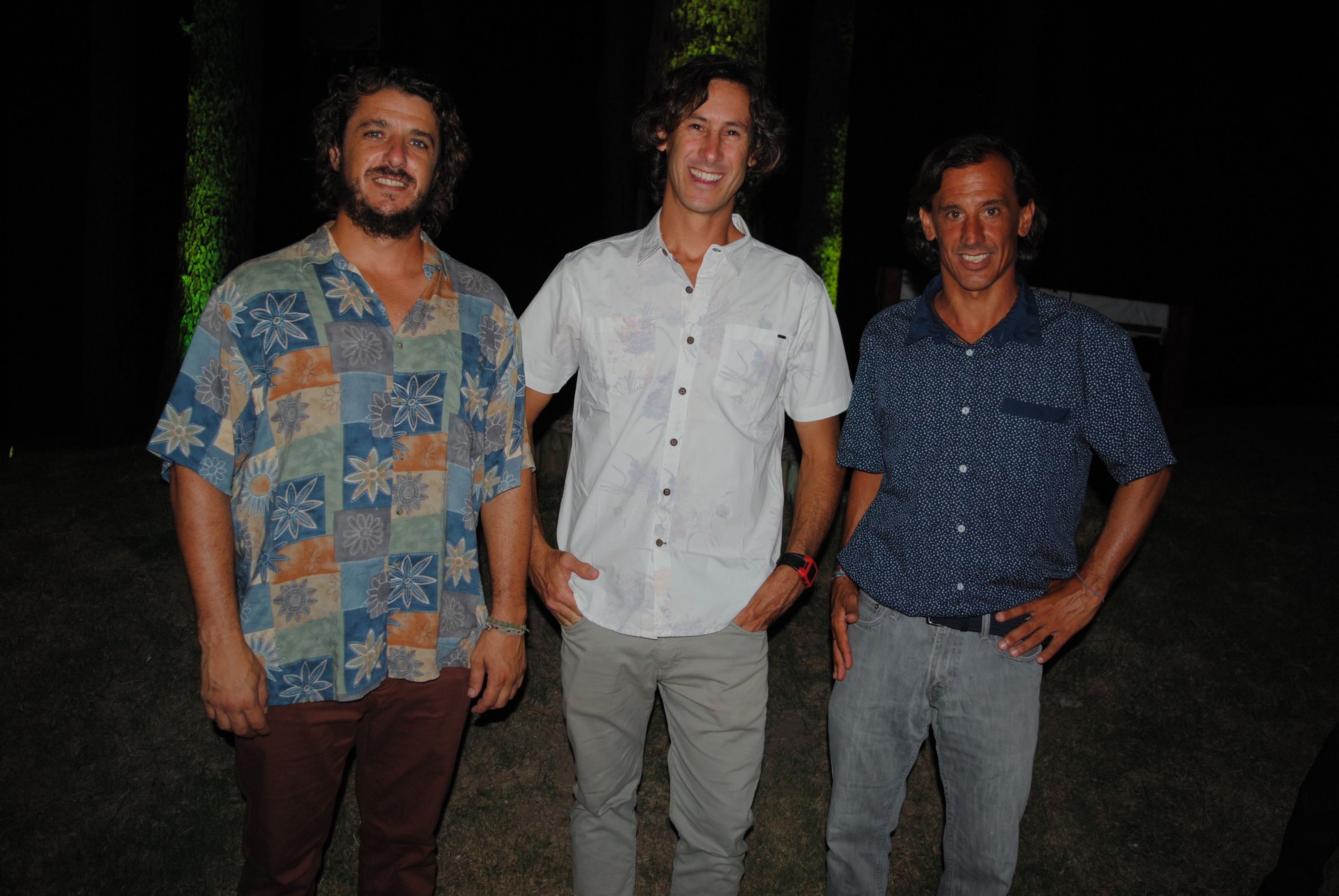 Federico Deal, Luisma Iturria, Juan Aroztegui.