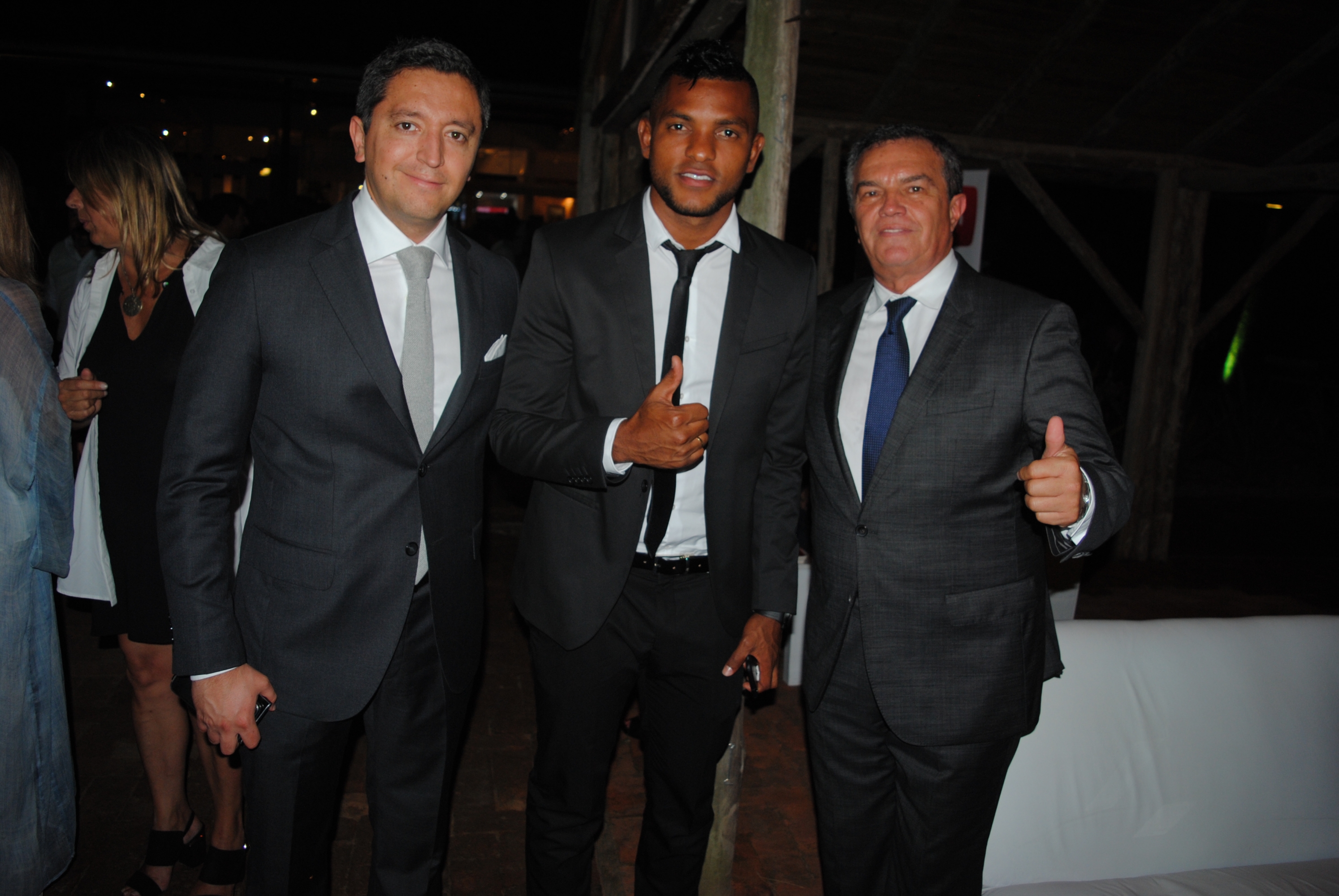 Juan Pablo Pachón, Miguel Borja, Ignacio Martán.