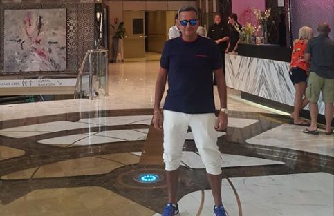 Julio Ríos, feliz en Marbella