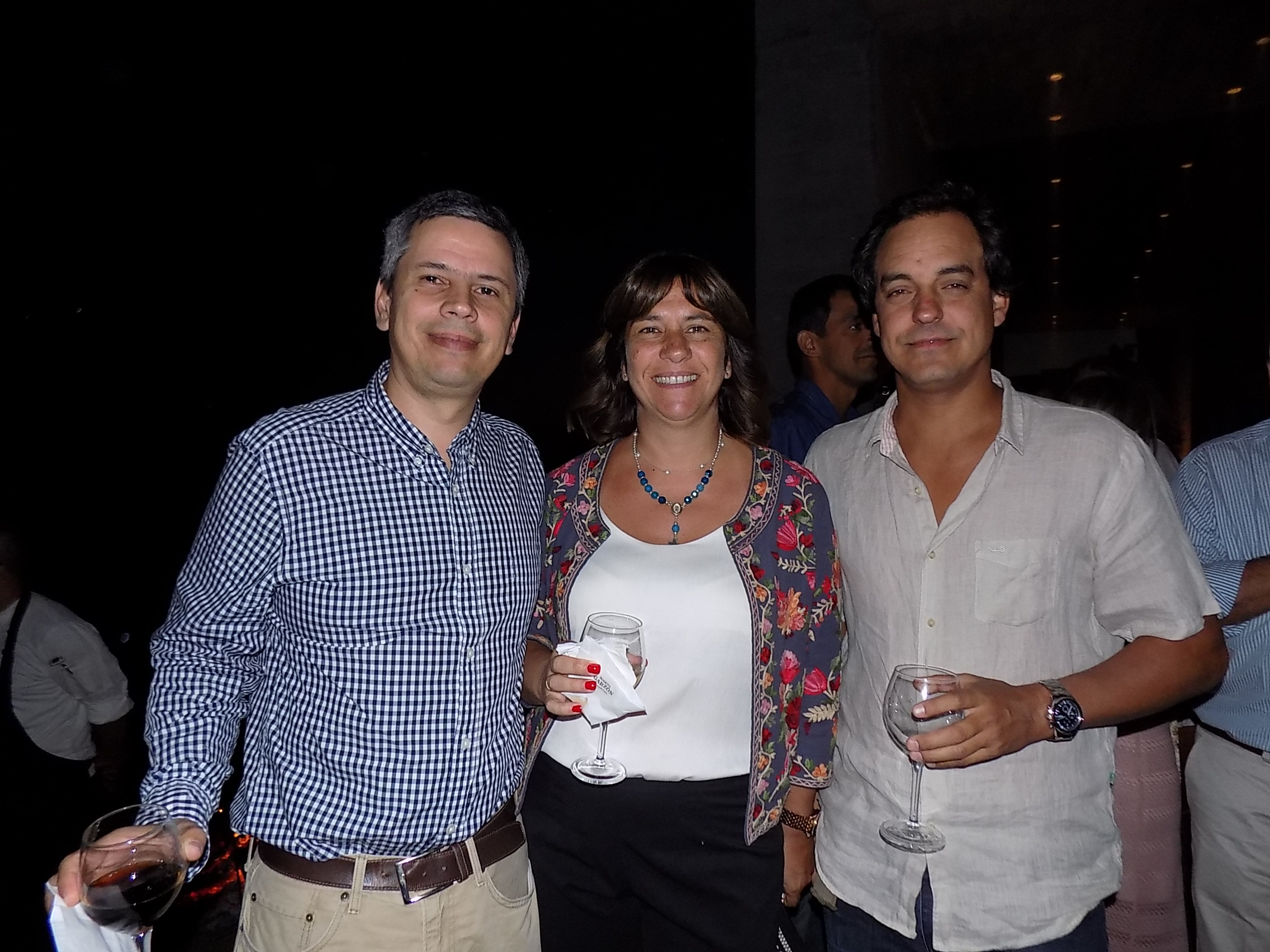 Favio Piazza, Rossana Jorcin, Javier Albiñana.