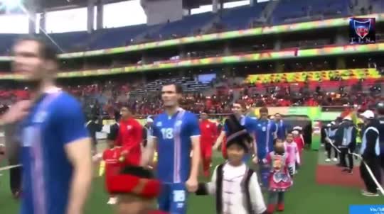Chile 1-0 Islandia. 15-01-2017
