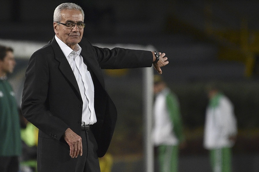 Gregorio Pérez clasificó en Copa Sudamericana con Independiente Santa Fe. Foto: AFP