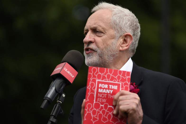 Jeremy Corbyn, candidato del partido Laborista. Foto: AFP.