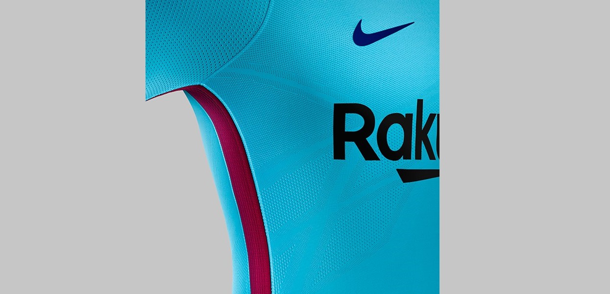 La nueva camiseta alternativa del Barcelona para la temporada 2017-2018. Foto: @FCBarcelona