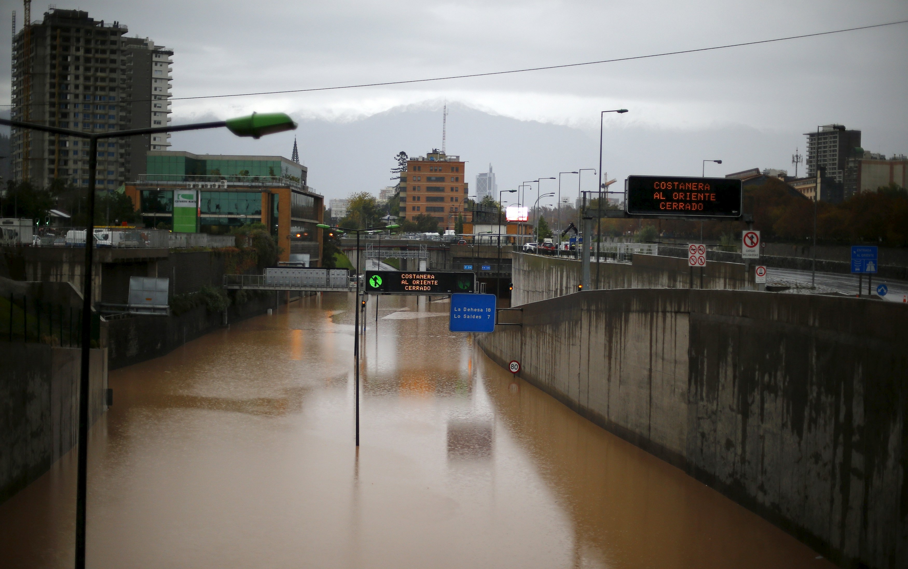 Inundaciones en Chile. Foto Reuters