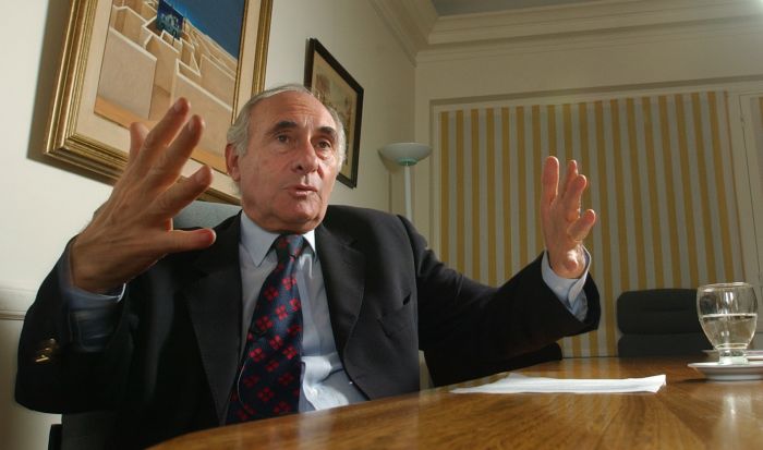 El expresidente Fernando De la Rúa. Foto: AP