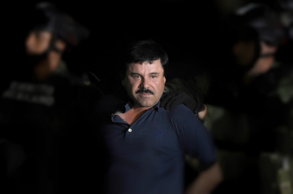 Tercera vez que detienen a "El Chapo" Guzmán. Foto: AFP