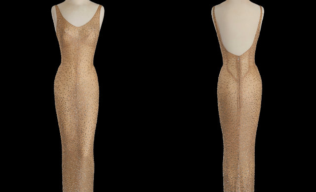 Vestido que usó Marilyn Monroe. Foto: Reuters