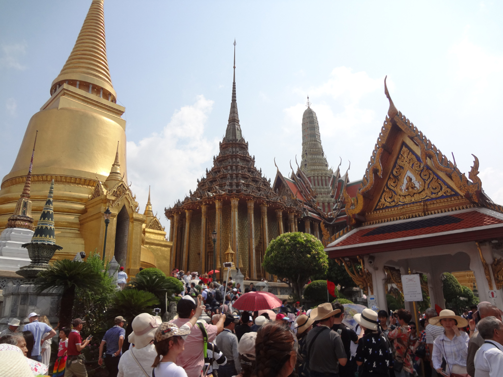 Con 20.000 visitantes por día el Palacio Real en Bangkok es el punto más visitado. Foto: Déborah Friedmann