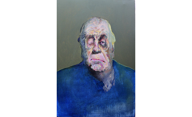 Jorge Luis Borges, por Hermenegildo Sábat (en Rebelde ileso)