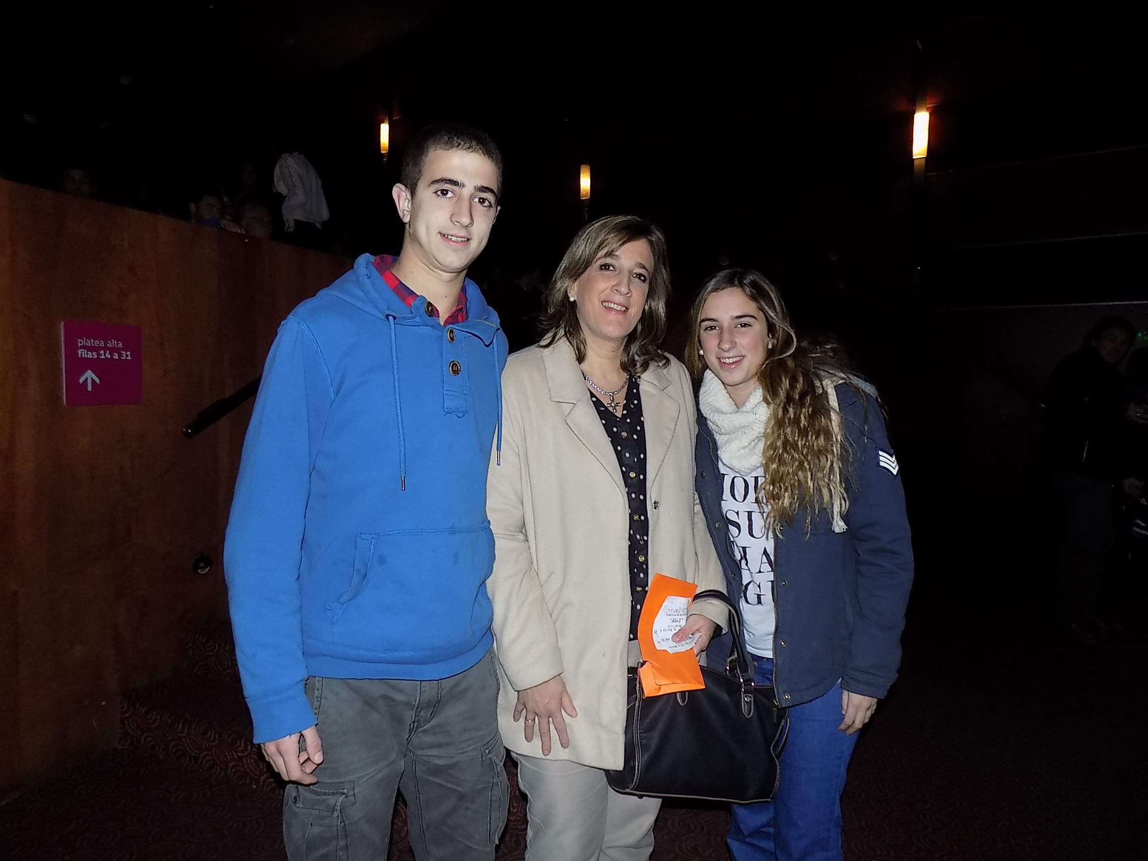 Joaquín Sanguinetti, Rosario Sapelli, María Sanguinetti.