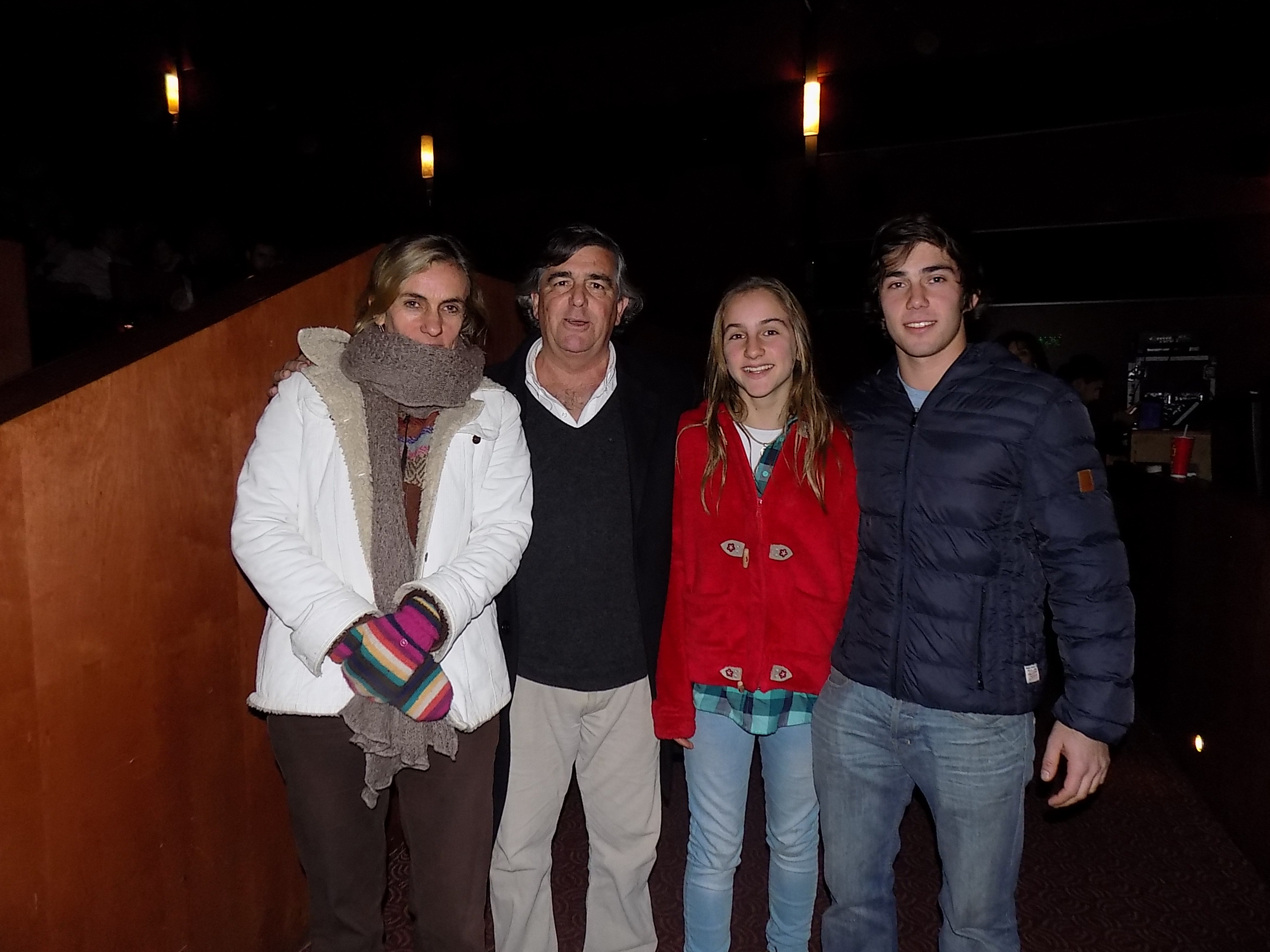Ximena Malmierca, Mauricio, María Clara y Tomás Di Lorenzo.