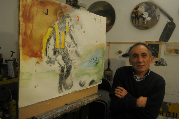 Carlos Seveso y su homenaje a Joya (Foto: Ariel Colmegna)