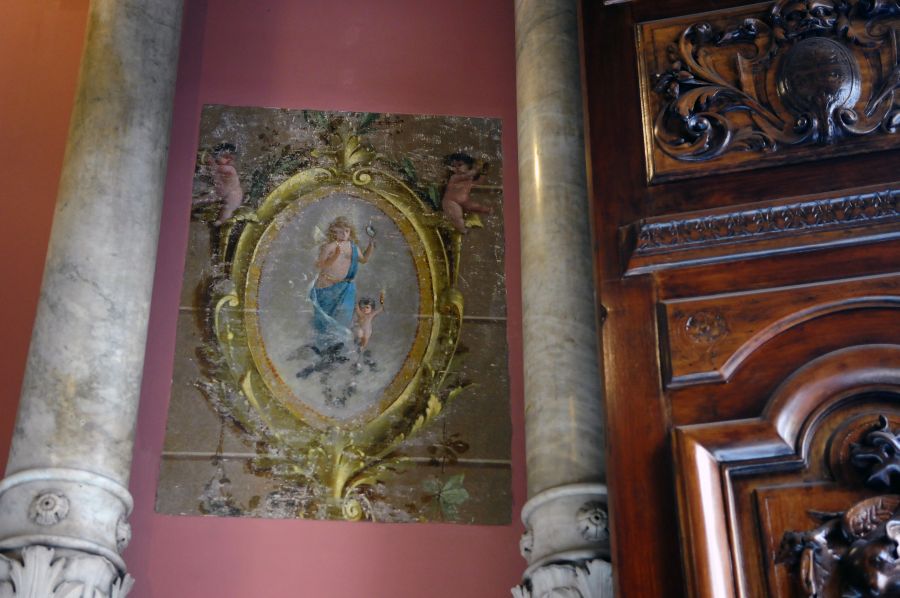 Los trabajos para restaurar todos los murales llevarían por lo menos un año. Foto: F. Ponzetto