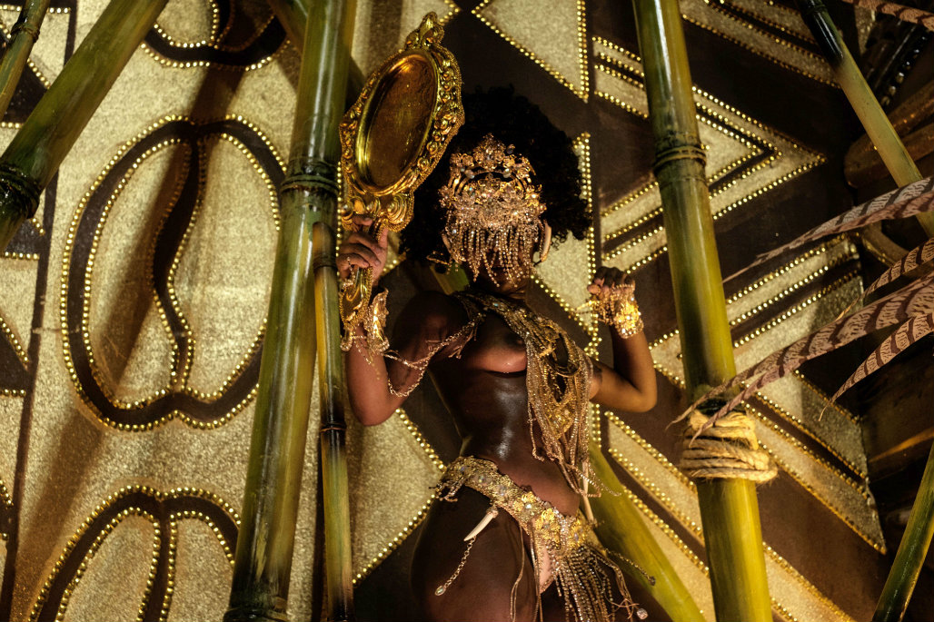 Mangueira en el Sambódromo de Rio de Janeiro. Foto: AFP