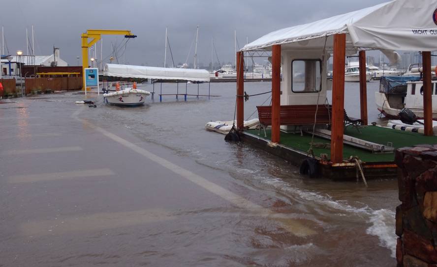 Destrozos del temporal en Maldonado. Foto: Ricardo Figueredo.