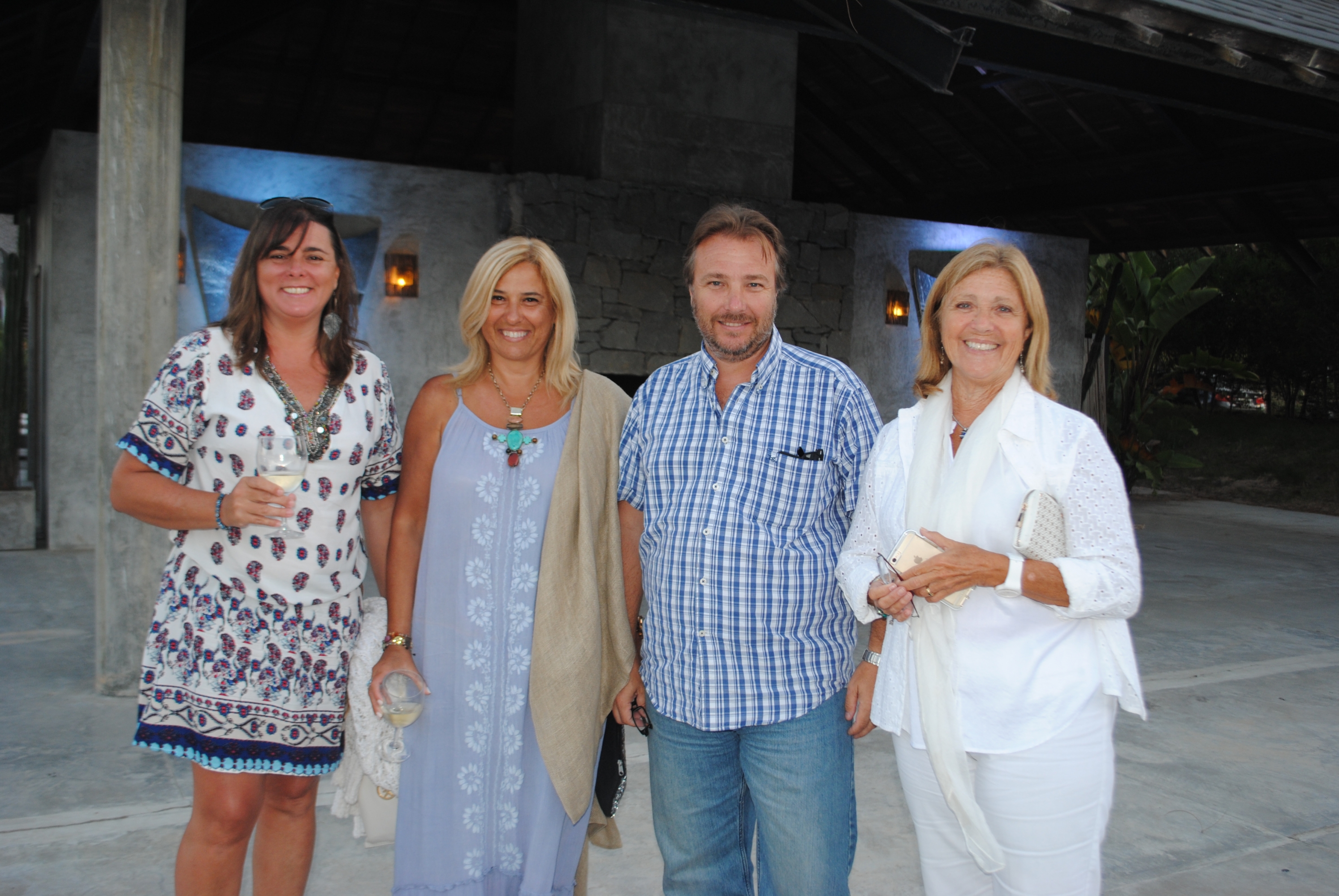 Carmen Font, Beatríz y Martín Codazzi, Graciela Capurro.