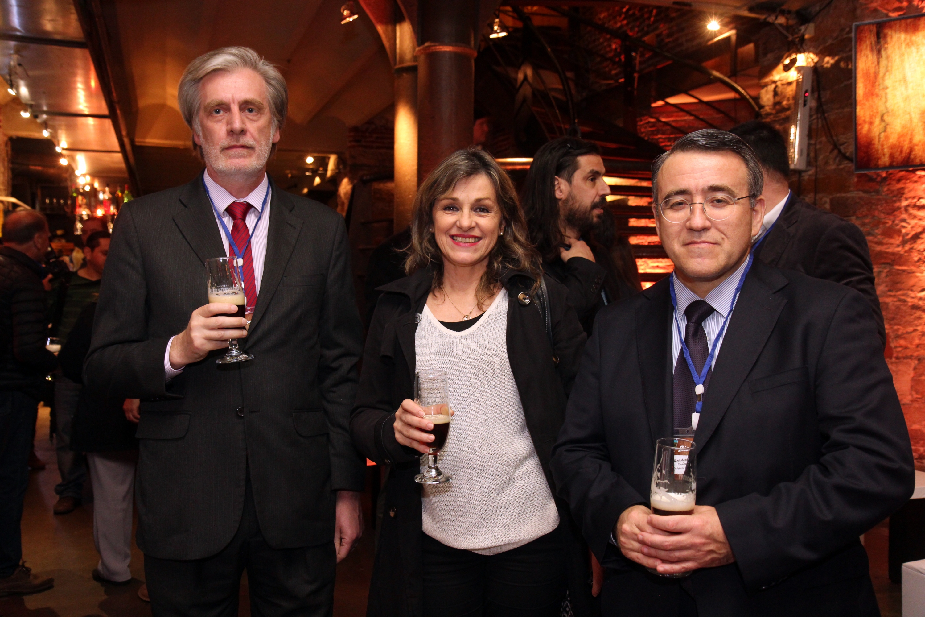 Eugenio Del Solar, Ana Laura Vidal, José Antonio Cabedo.