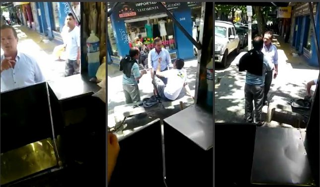 Capturas del video de Daniel Castro.