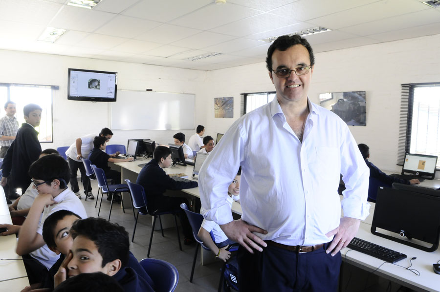 Pablo Bartol, director del Centro Educativo Los Pinos. Foto: D. Borrelli