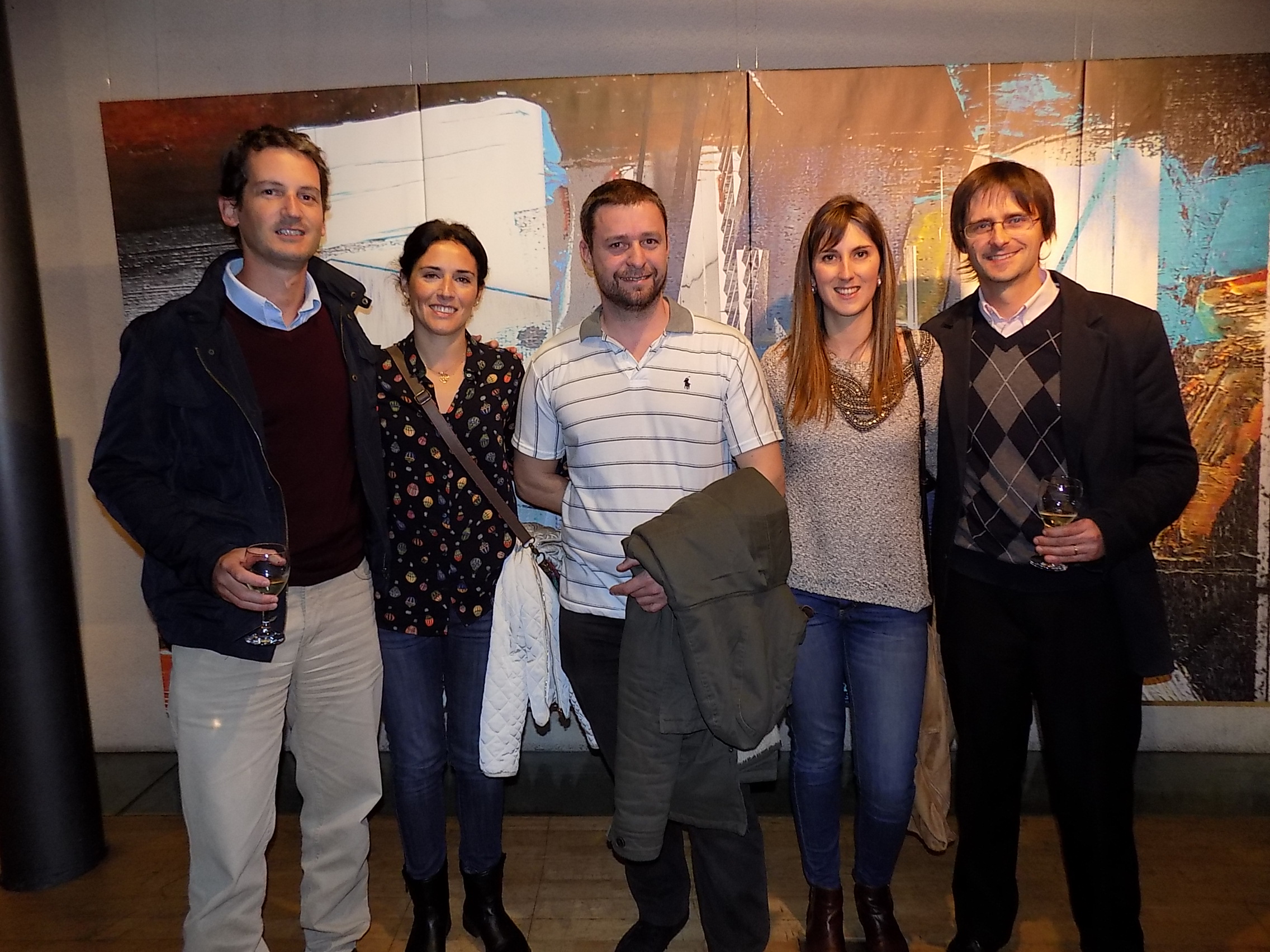 Ignacio Perlino, Dana Berlanga, Santiago González, Paula y Andrés Mendive.