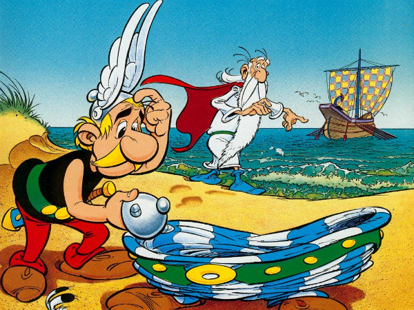 Asterix, casi un héroe nacional para Francia.