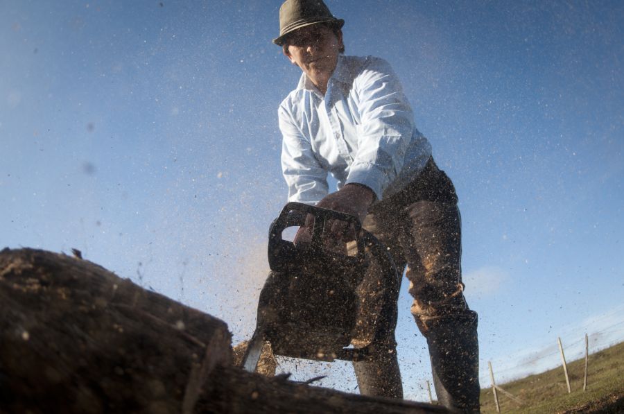 Flor de María Sigvardt es ex motosierrista. Foto: Fernando Ponzetto