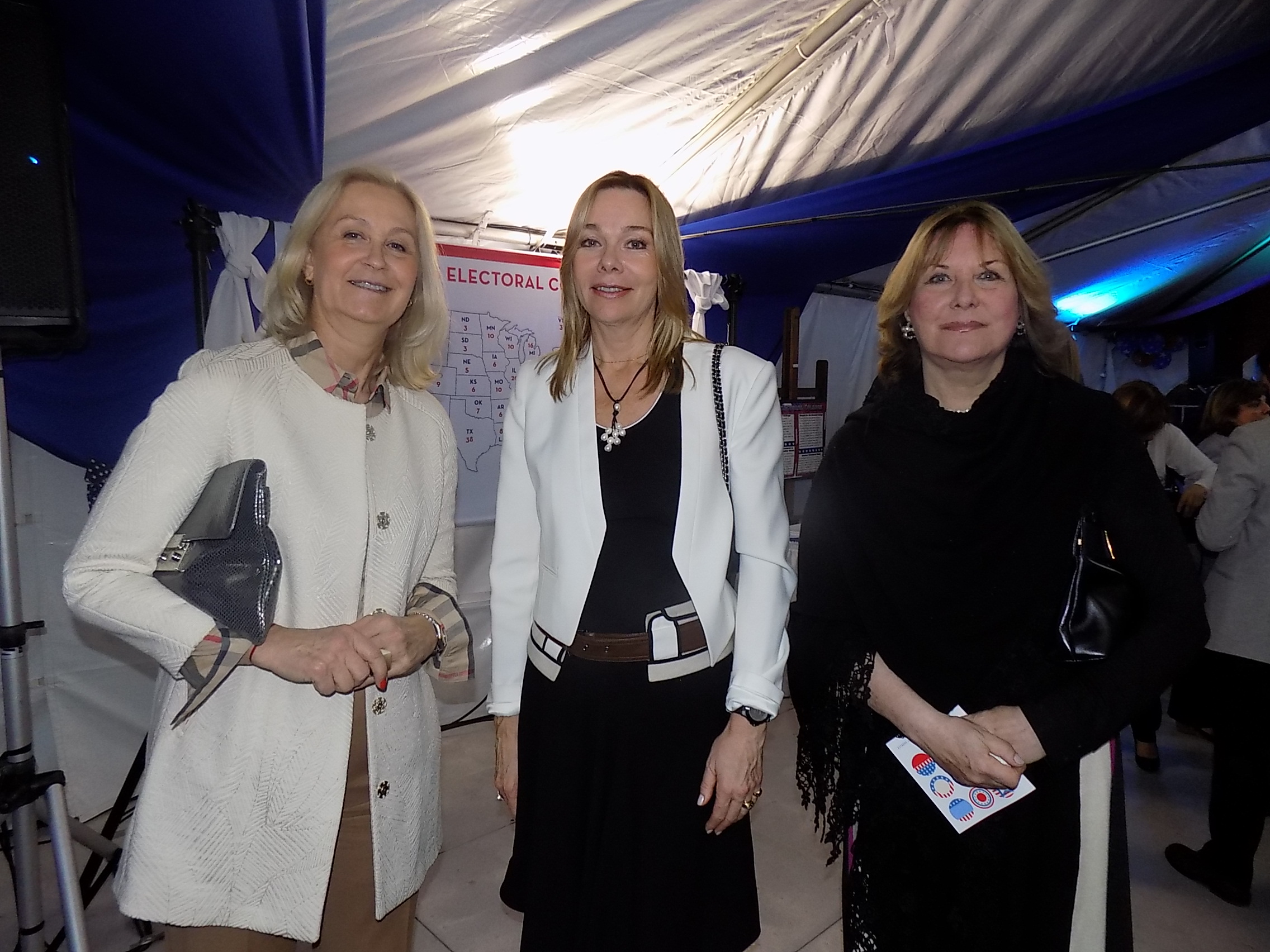 Natalie Scheck, Veronique Van Wassenhove, María Helena Rodríguez Larreta.