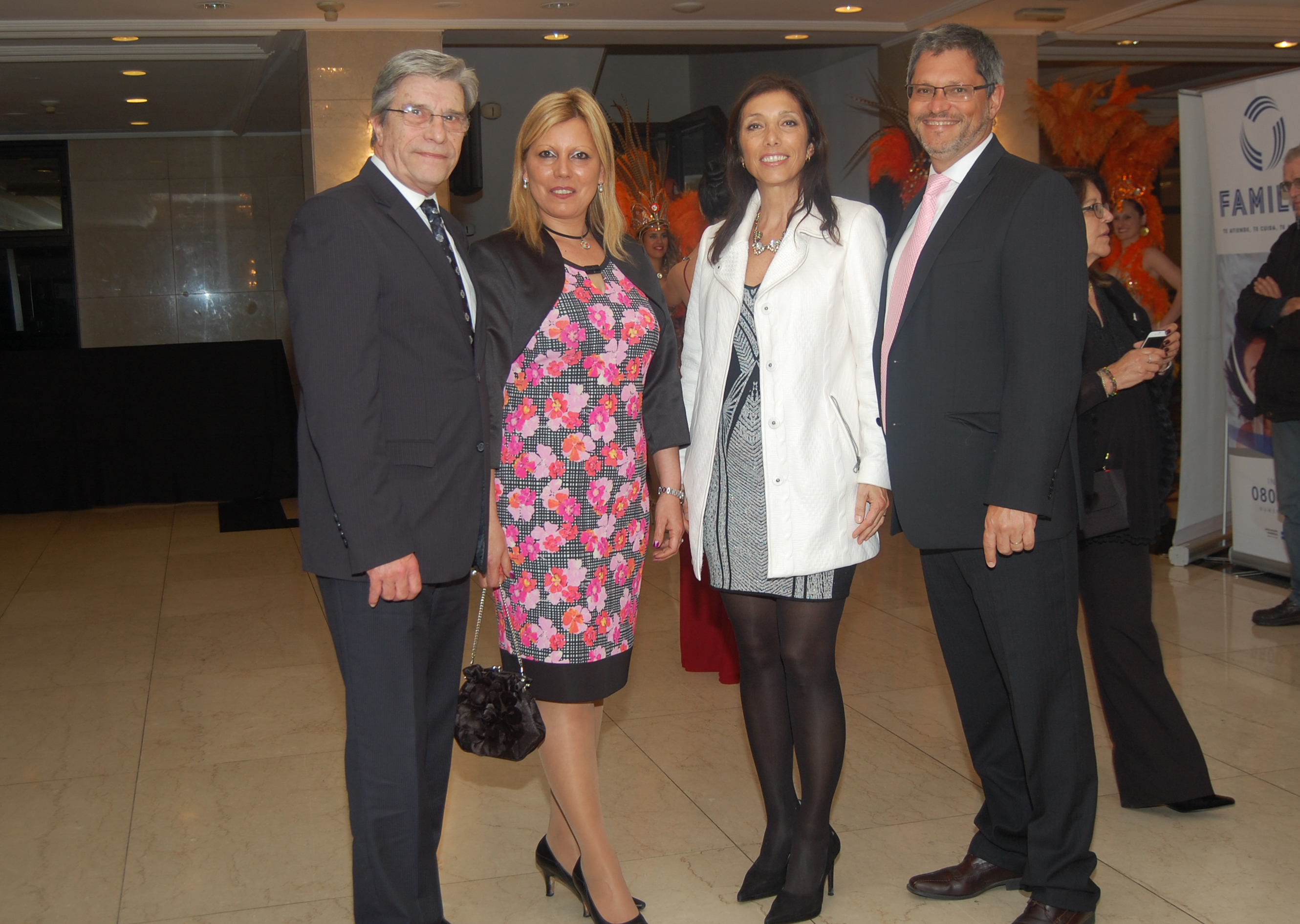 Walter Castel, Marcela Cancela, Mariela Cuestas, Eduardo Zaidensztat.