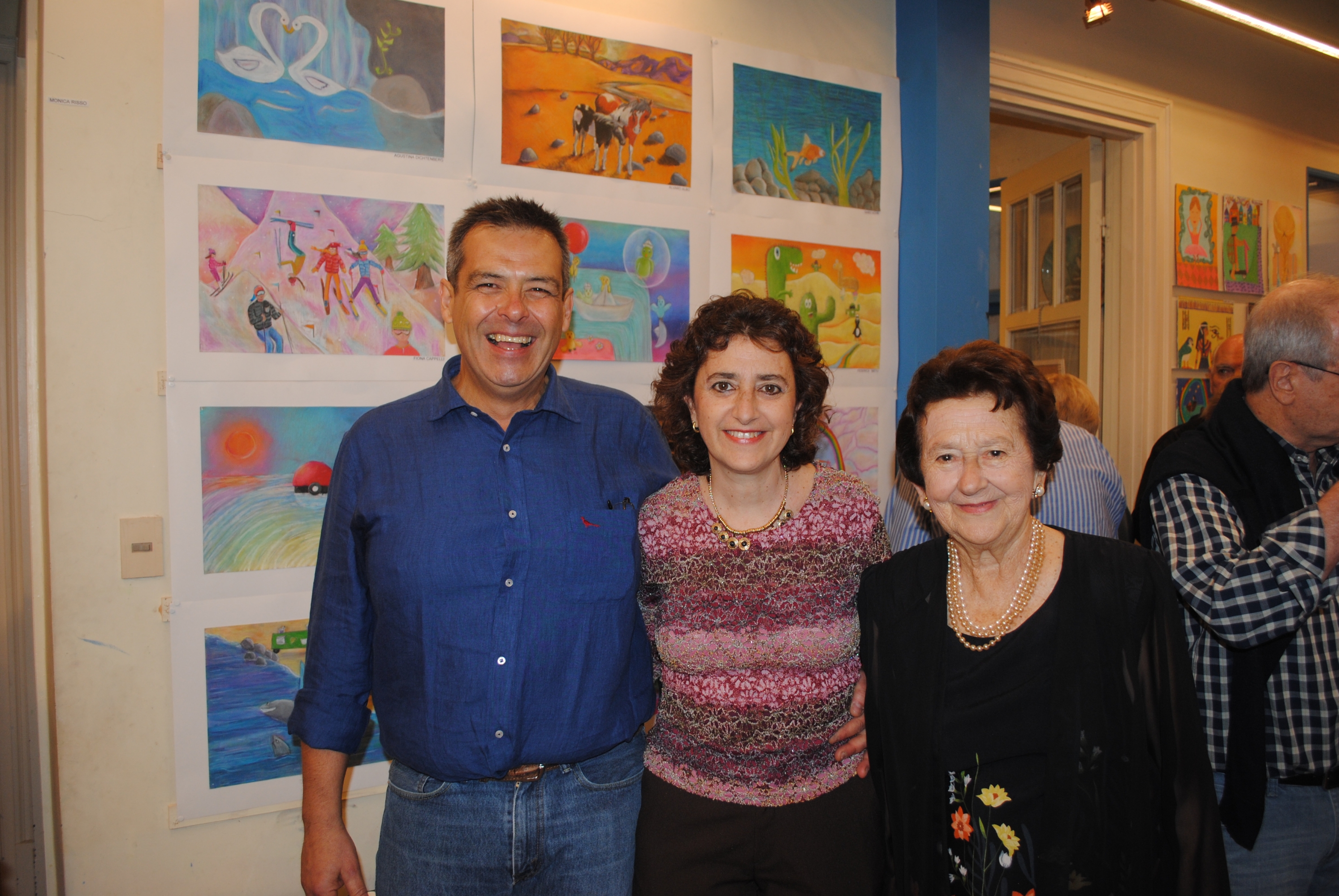 Pablo Salguiero, Rosina Rubio, Beatriz Magliati de Rubio.