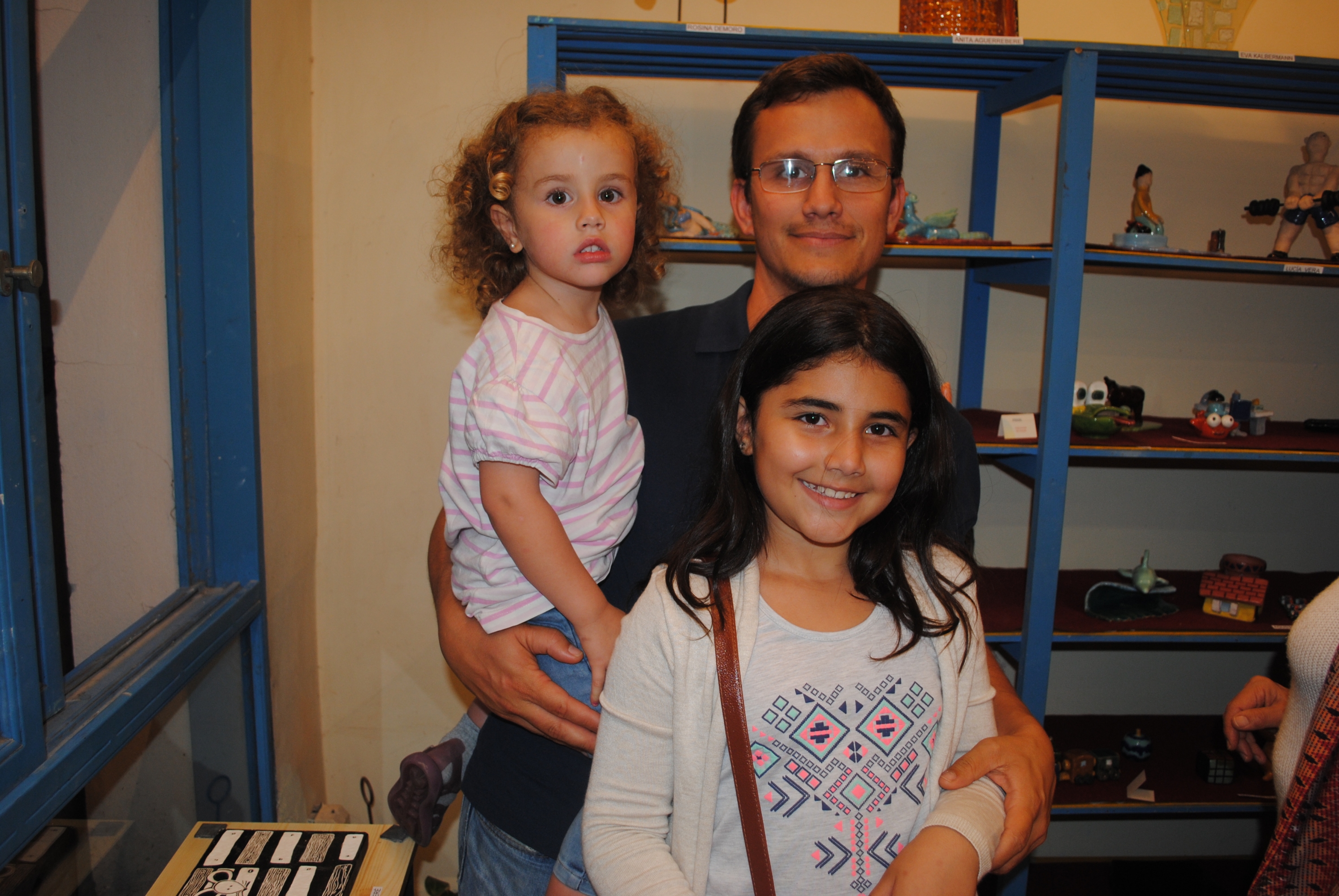 Agustina e Ismael Caballero, Sofía Icasuriaga.