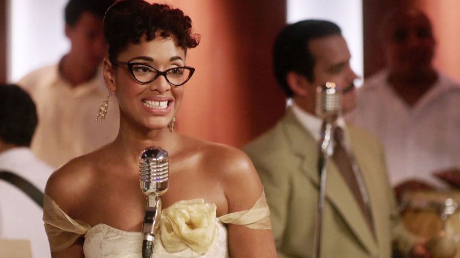 Osorio encarna a Celia Cruz en su juventud. Foto: Difusión.