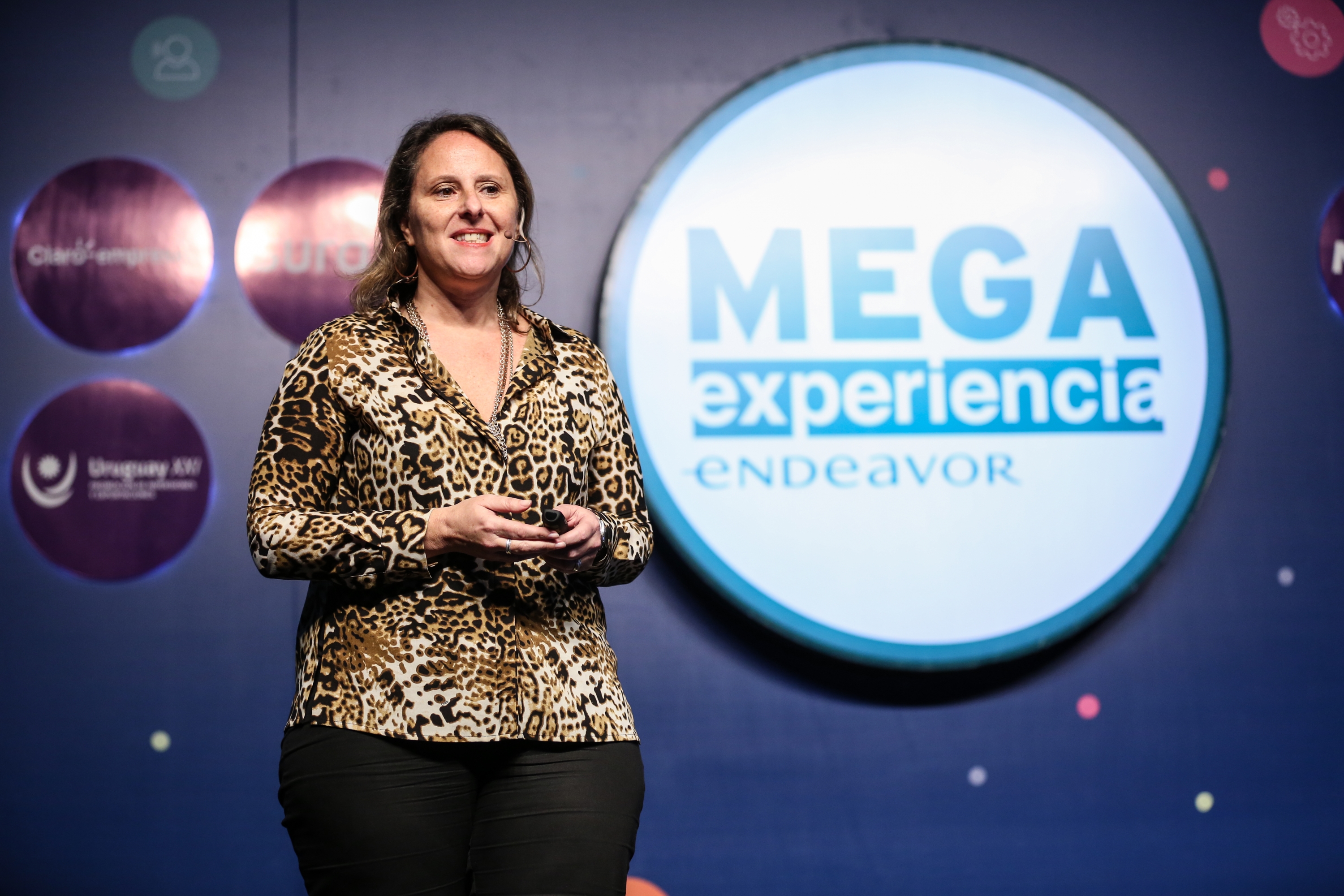 Faivich. Fue una de las oradoras en la MegaExperiencia Endeavor. Foto: Gentileza Endeavor.