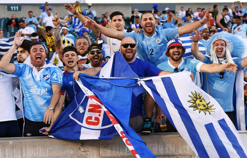 Las imágenes de Uruguay-Venezuela. Foto: AFP