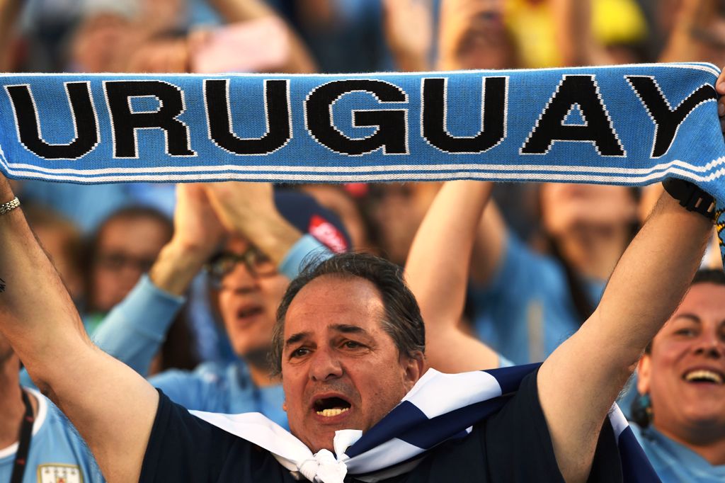 Las imágenes de Uruguay-Venezuela. Foto: AFP