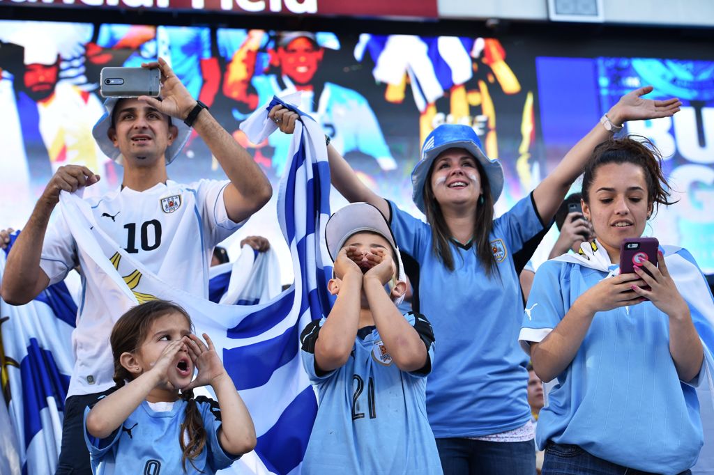 Las imágenes de Uruguay-Venezuela. Foto: Reuters.