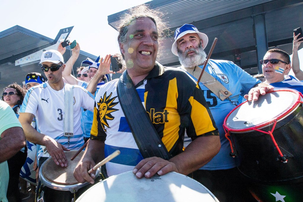 Las imágenes de Uruguay-Venezuela. Foto: Reuters.