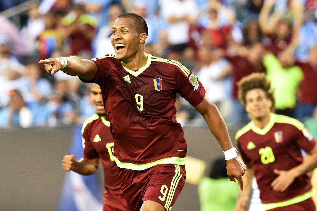 Las imágenes de Uruguay-Venezuela. Foto: AFP.