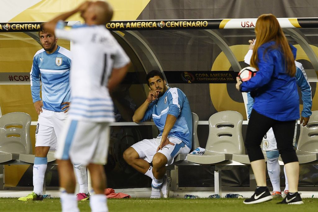 Las imágenes de Uruguay-Venezuela. Foto: AFP.