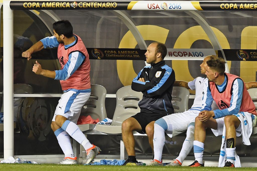 Las imágenes de Uruguay-Venezuela. Foto: AFP.