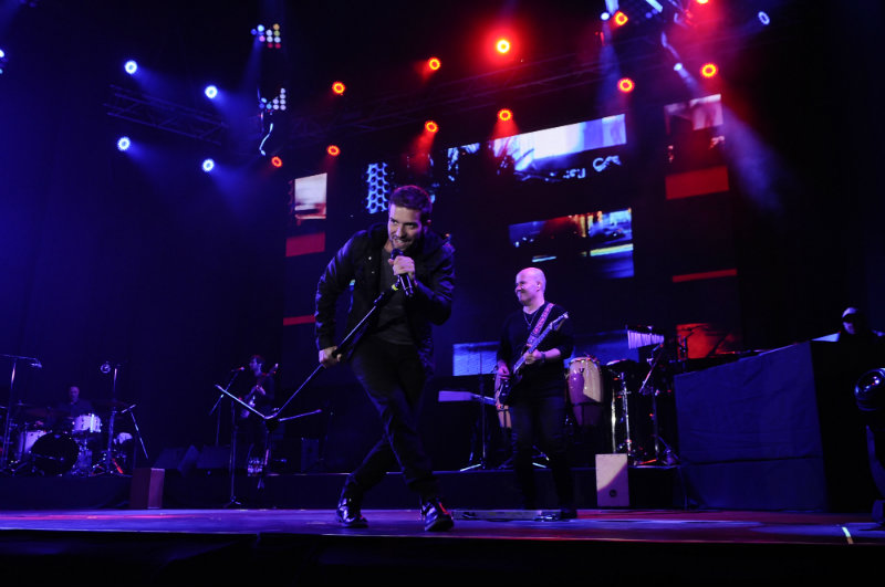 Pablo Alborán en Montevideo. Foto: Darwin Borrelli