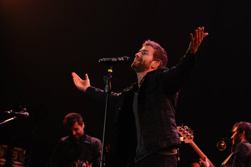 Pablo Alborán en Montevideo. Foto: Darwin Borrelli