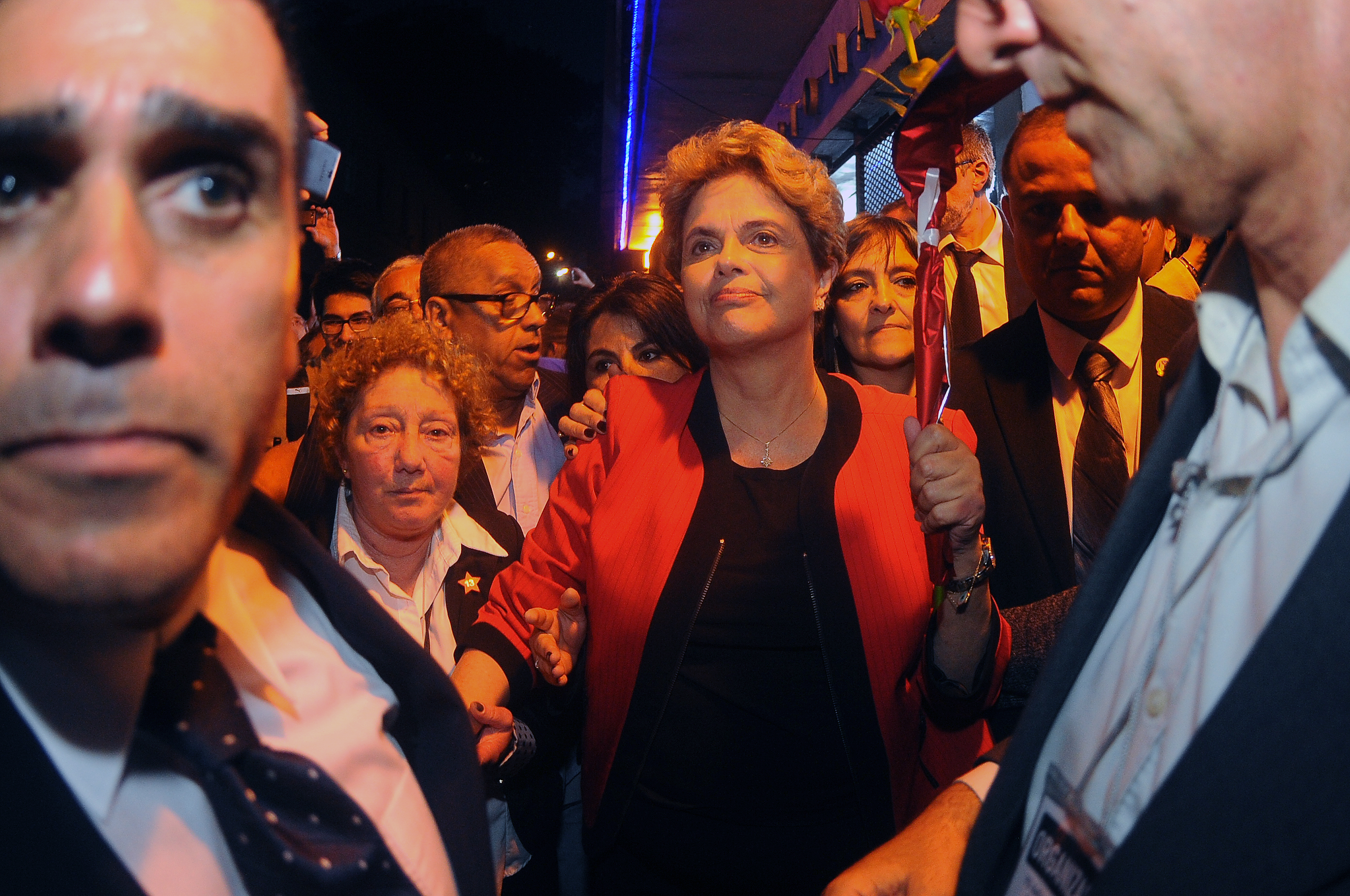 Dilma Rousseff tuvo una intensa jornada en su visita a Montevideo. Foto: Fernando Ponzetto
