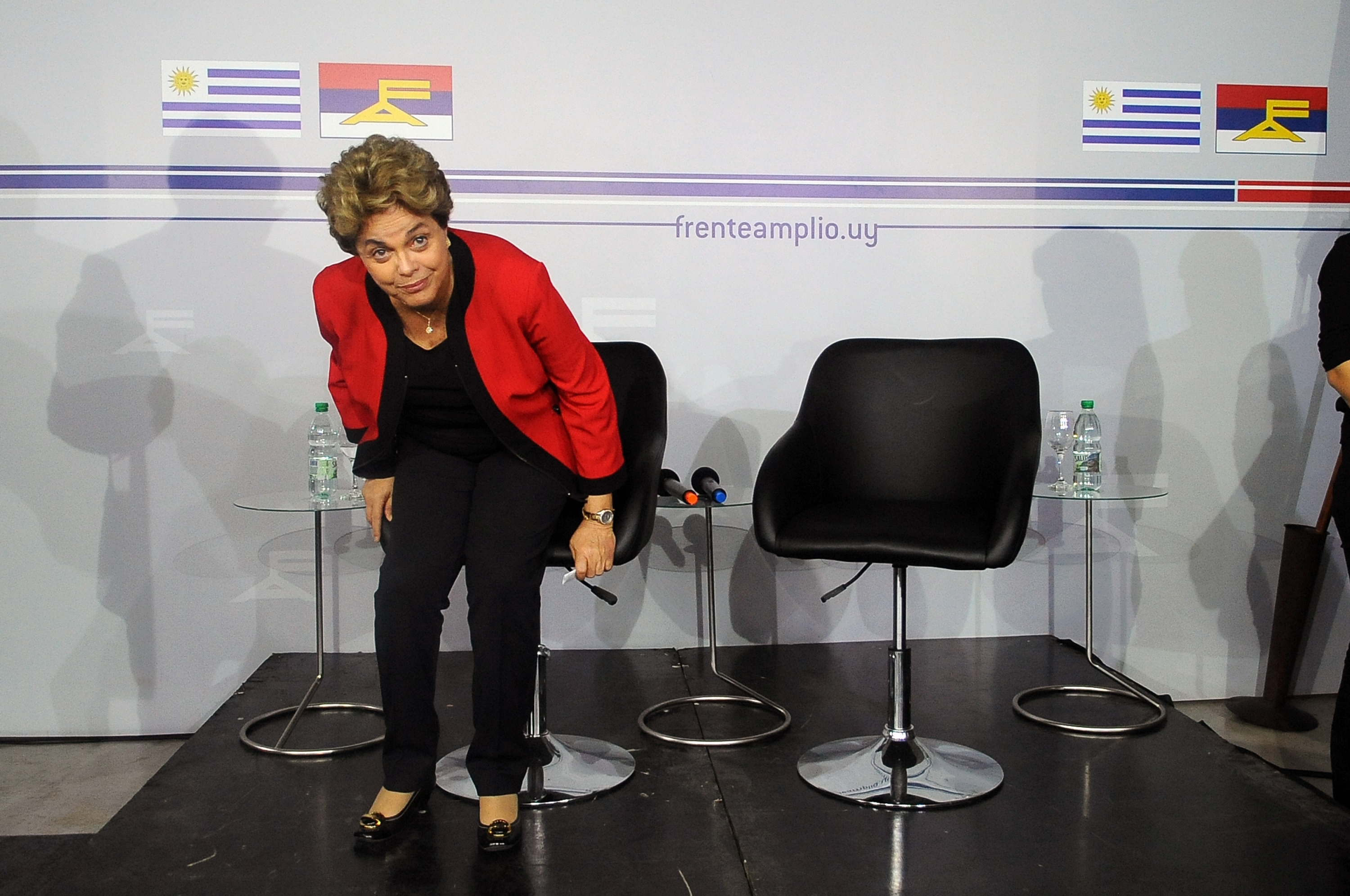 Dilma Rousseff tuvo una intensa jornada en su visita a Montevideo. Foto: Fernando Ponzetto
