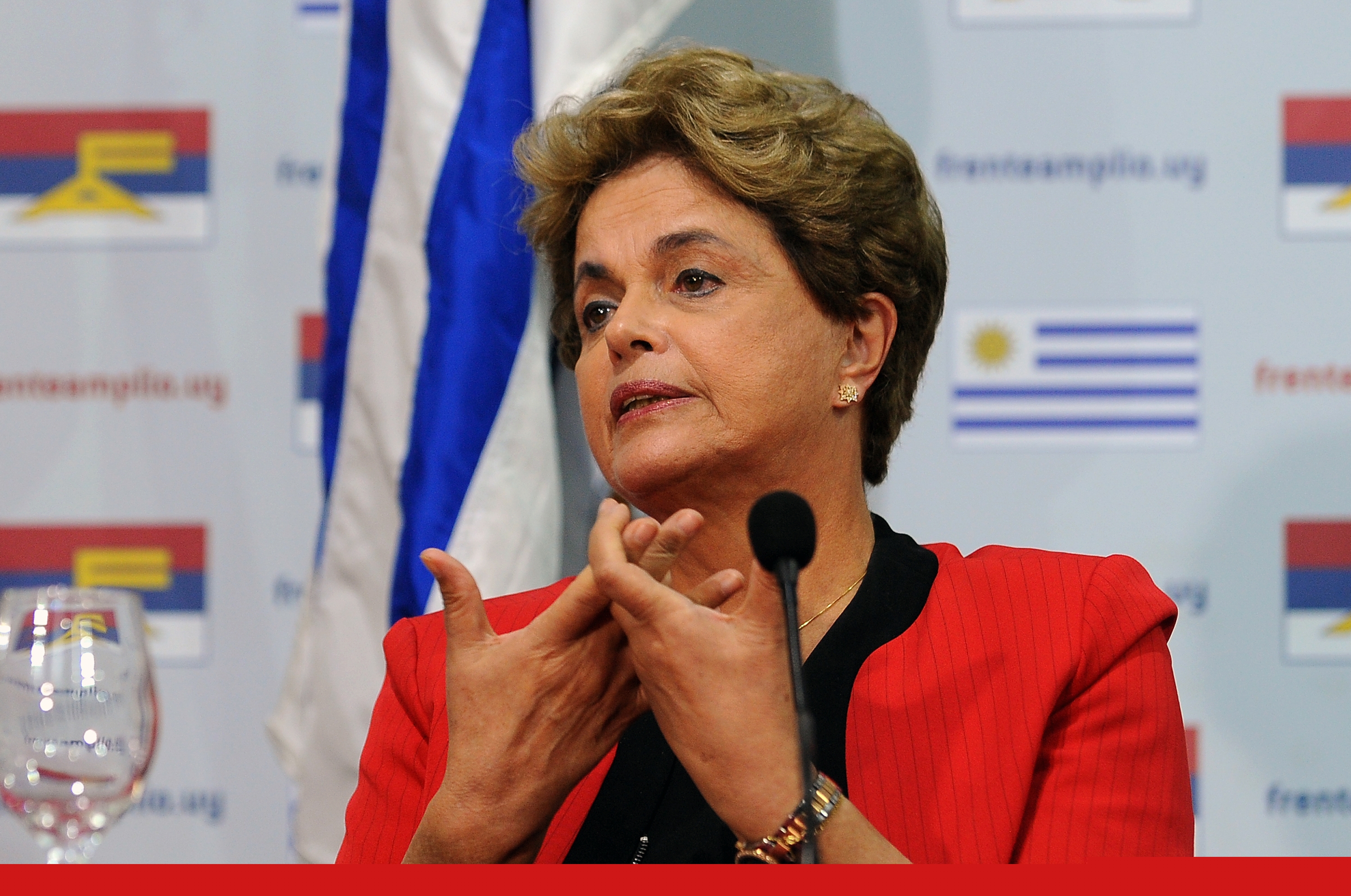 Dilma Rousseff tuvo una intensa jornada en su visita a Montevideo. Foto: Fernando Ponzetto